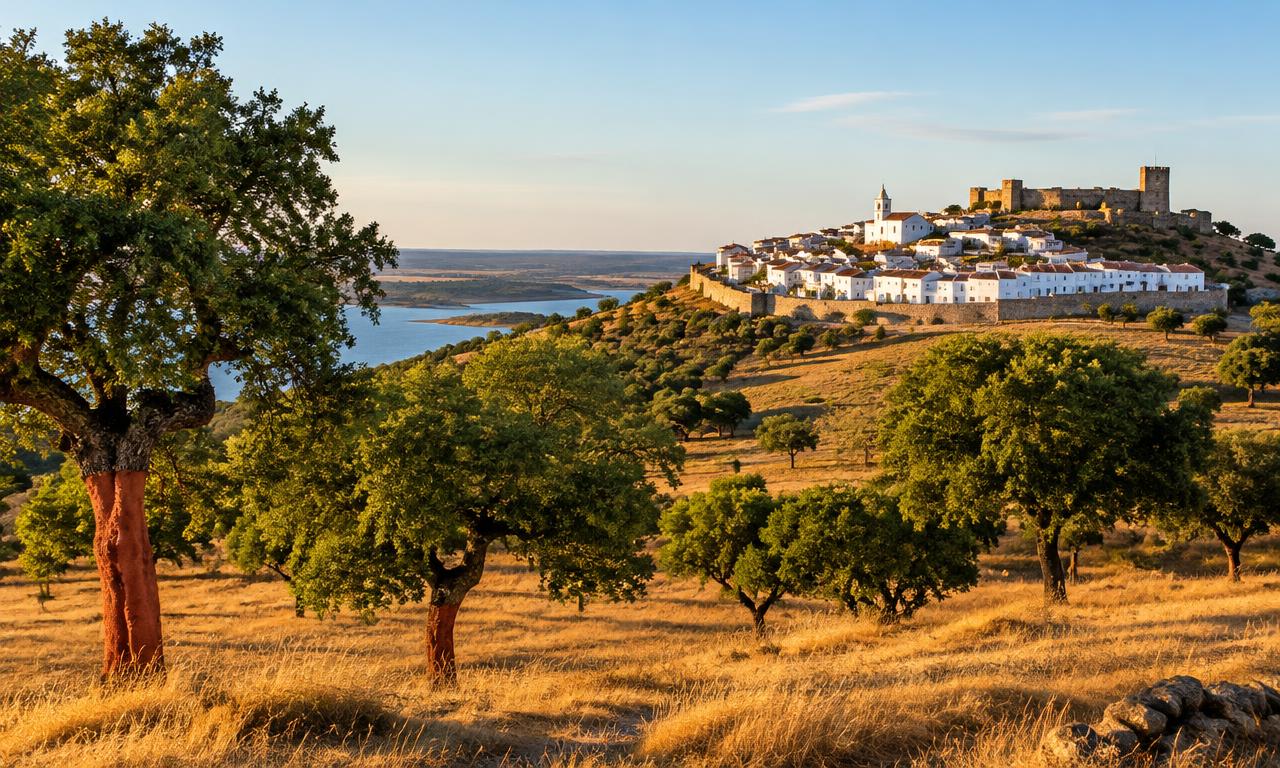 Monsaraz and the Alentejo plains