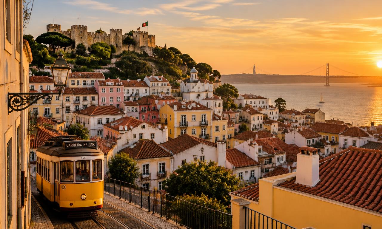Alfama and São Jorge Castle, Lisbon