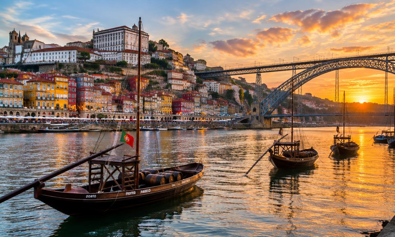 Ribeira and Dom Luís I Bridge, Porto